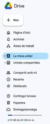 La meva unitat