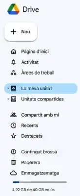 La meva unitat