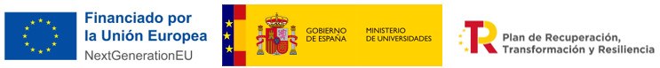 Fondos Next Generation / Ministerio de Universidades / Plan de Recuperación, Transformación y Resiliencia